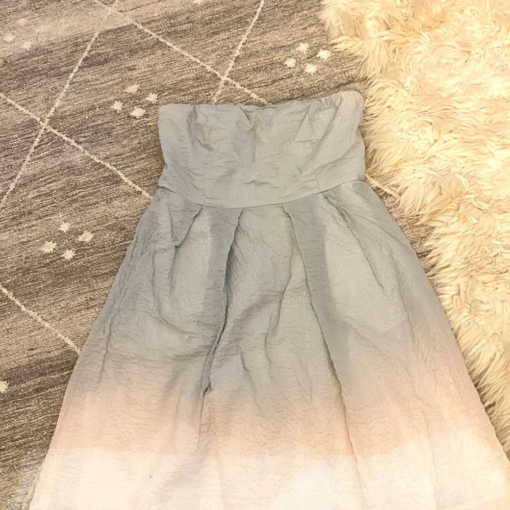 Jcrew ombré strapless dress